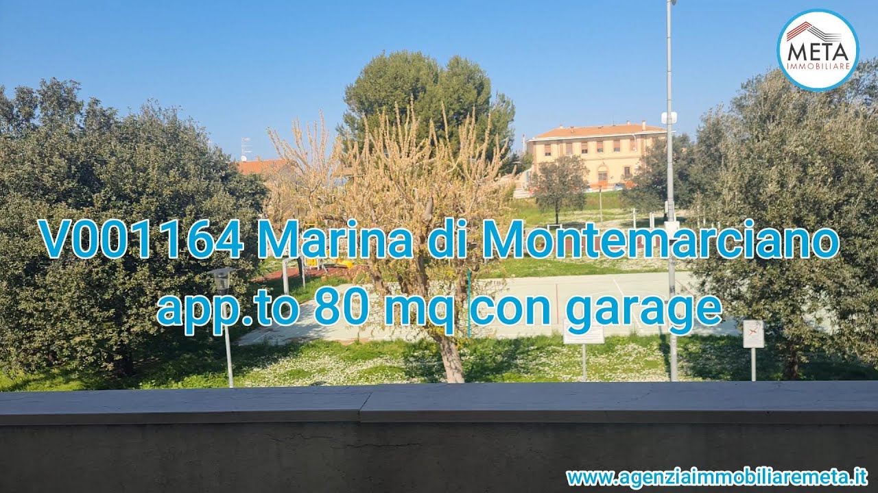 V001164 Marina di Montemarciano (AN): app.to 80 mq con garage