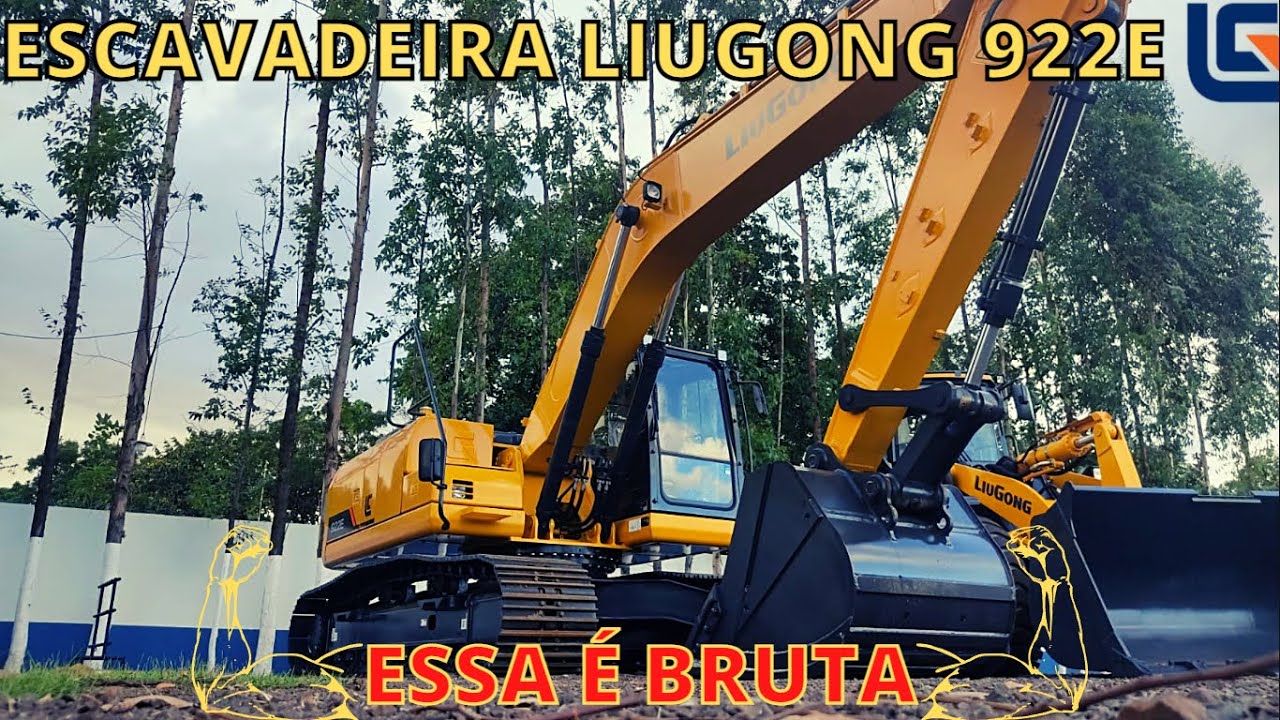 APRESENTANDO ESCAVADEIRA LIUGONG 922E - ANDRÉ VIEIRA MÁQUINAS