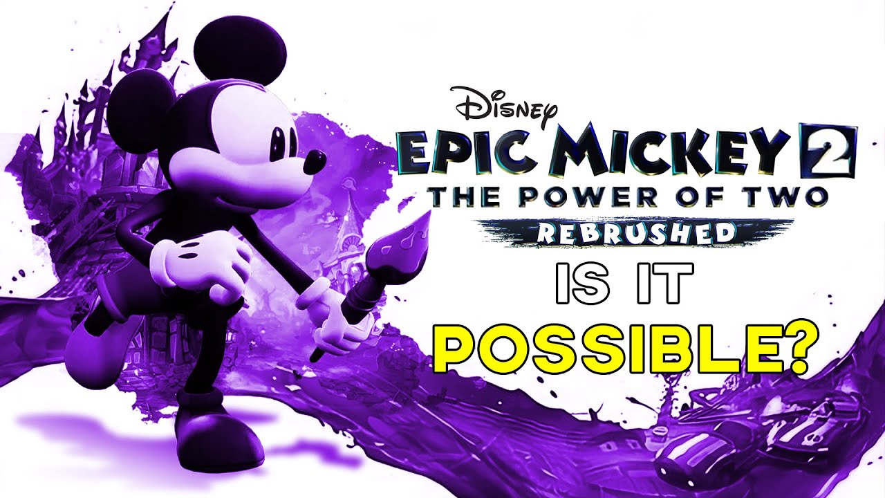 Возможен ли редизайн Epic Mickey 2 или Epic Mickey 3?