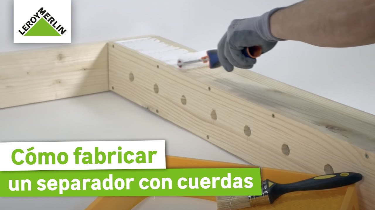 Cómo fabricar un separador de ambientes con cuerdas | LEROY MERLIN