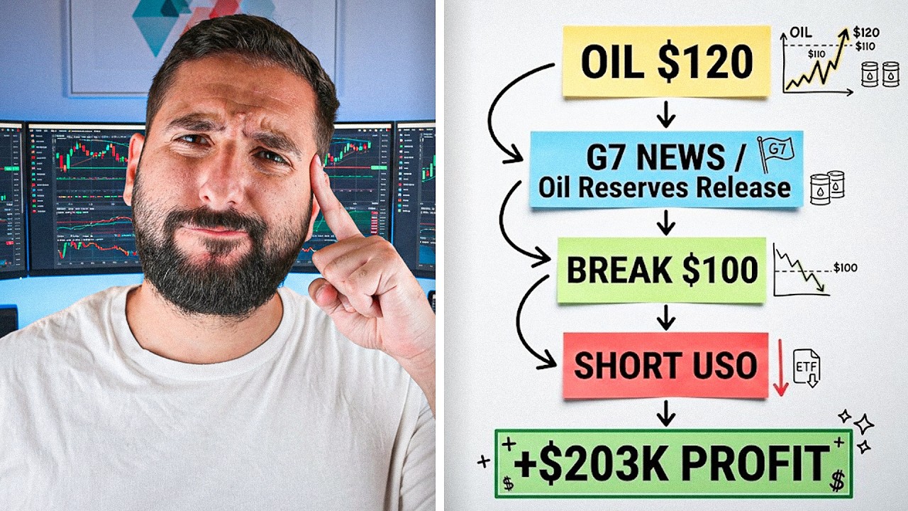 Live Day Trading Making +$203,870 When Oil CRASHED! (Copy This Strategy)