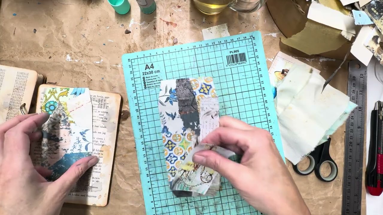 Junk Journaling With Recycled Paper & Tea Boxes
