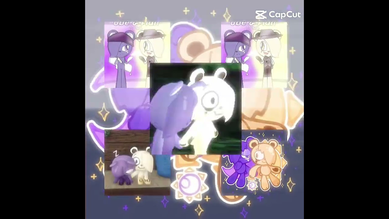 Ube and flan 