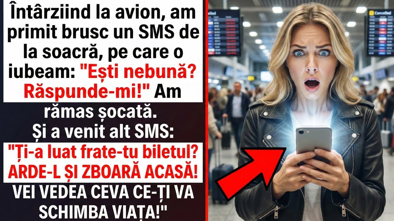 SOACRA A SCRIS. „ARDE BILETUL ȘI FUGI ACASĂ.” — ȘI VIAȚA MEA S-A SCHIMBAT BRUSC!