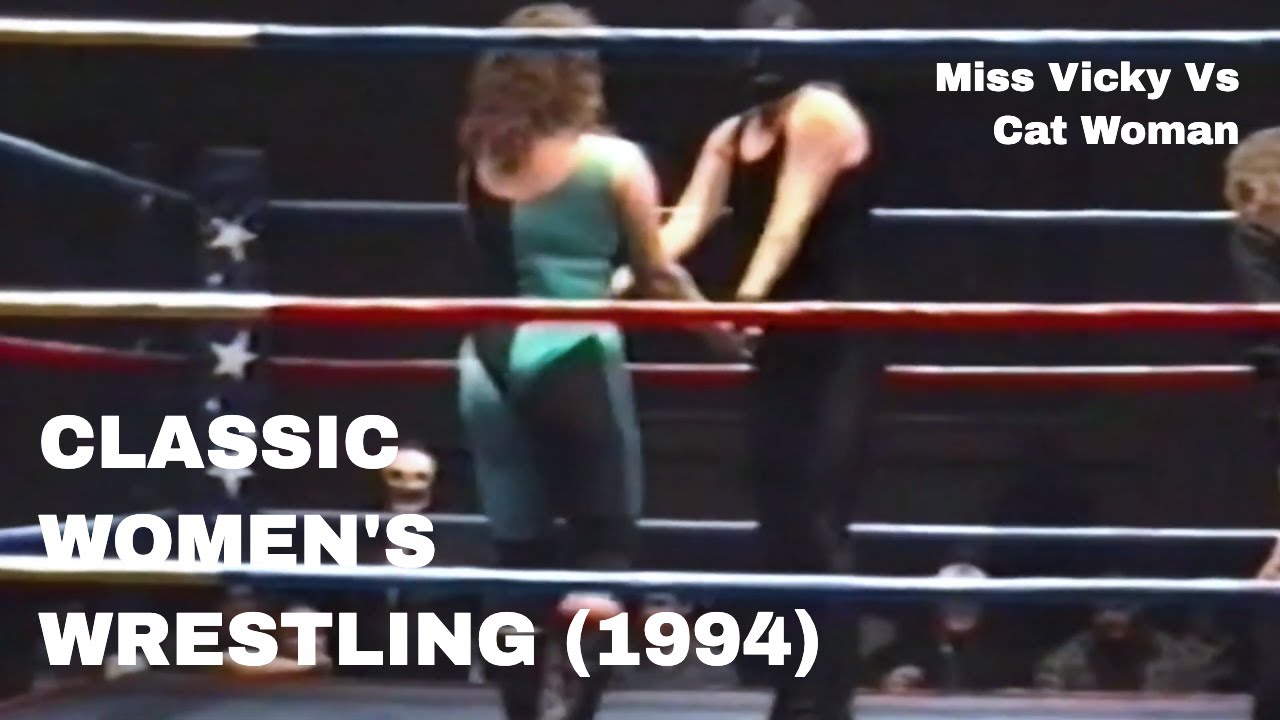 Miss Vicky Vs Cat Woman | Classic British Women's Wrestling | 1993 | HD