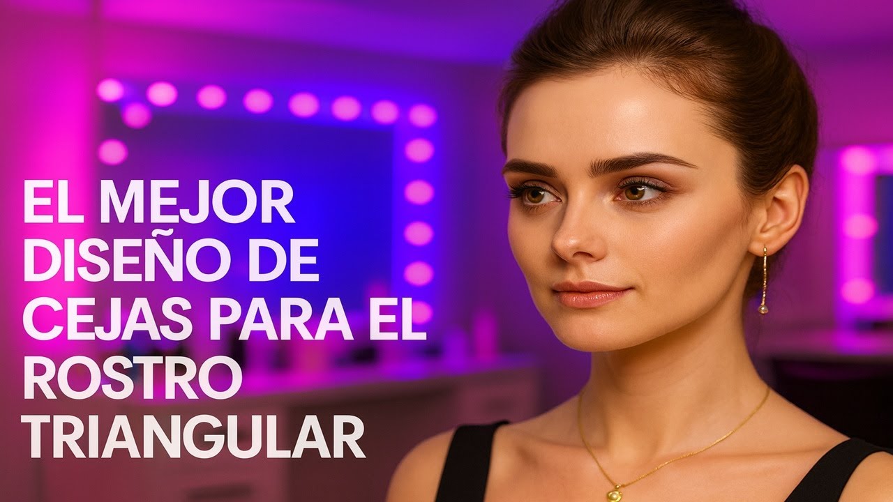 Las mejores CEJAS para rostros con forma de TRIÁNGULO invertido