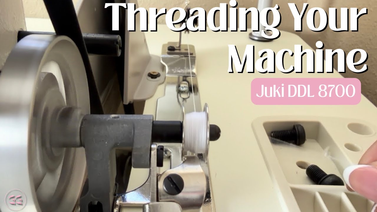 How to Thread A Juki DDL 8700 Industrial Sewing Machine