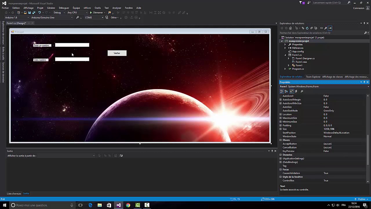 Langage C# : Création d'une application ( explication )  Vidéo 1