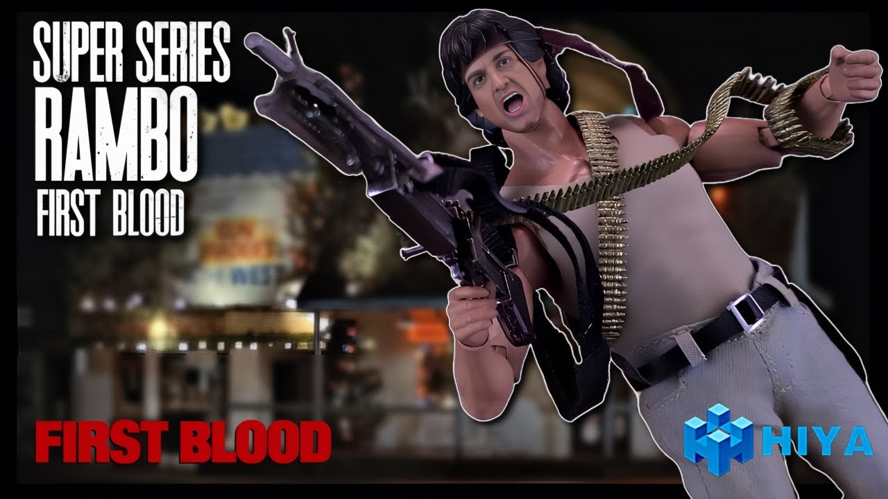 Hiya Toys First Blood Exquisite Super Series John Rambo 1/12 Scale Action Figure | 