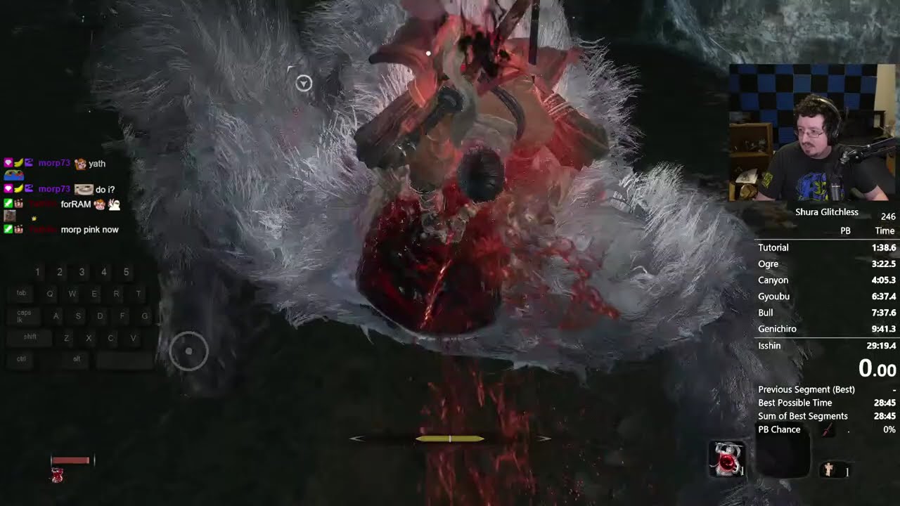 Sekiro Shura Glitchless Speedruns for Sub 29:15