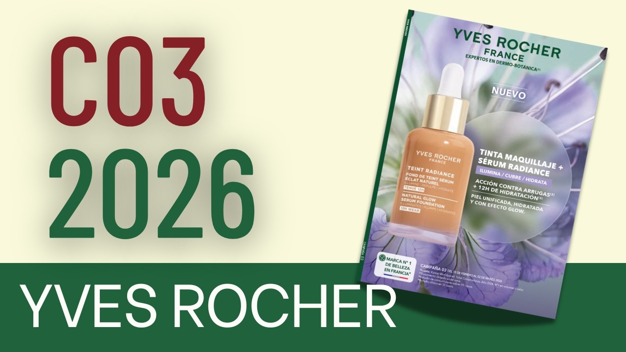 🌿 𝗬𝘃𝗲𝘀 𝗥𝗼𝗰𝗵𝗲𝗿 | 𝗖𝟬𝟯•𝟮𝟬𝟮𝟲 | Piel unificada, hidratada y con efecto glow🌸