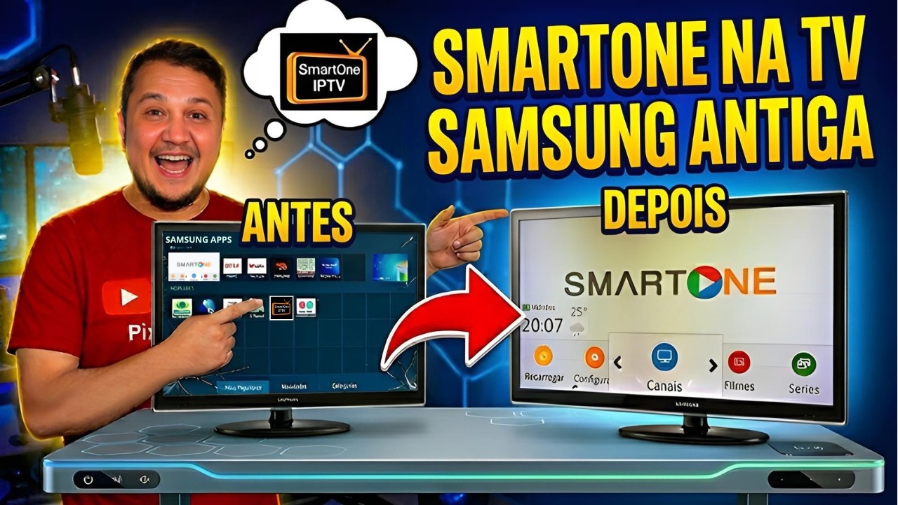 TV Samsung Antiga n&atilde;o tem Apps IPTV na loja? Como instalar Smartone IPTV (2026)