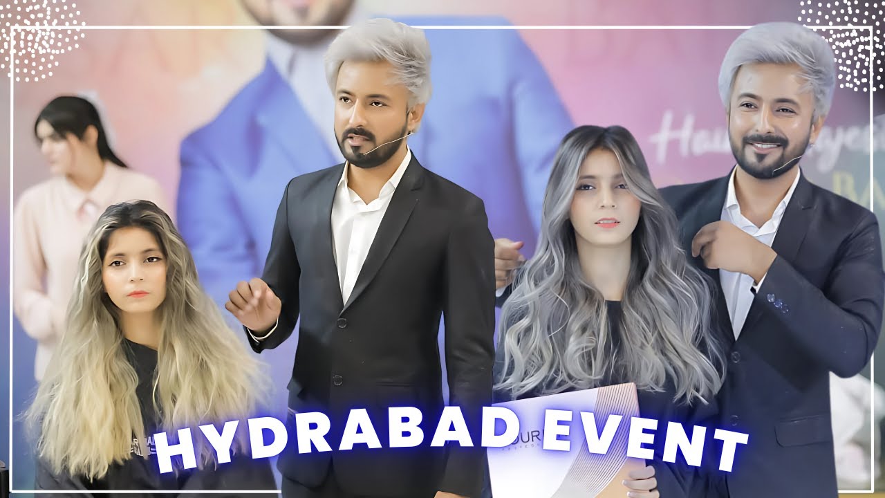 Mega Event in Hyderabad || Hair color by Qaisar Baloch || QnA || Salon Color tips and tricks