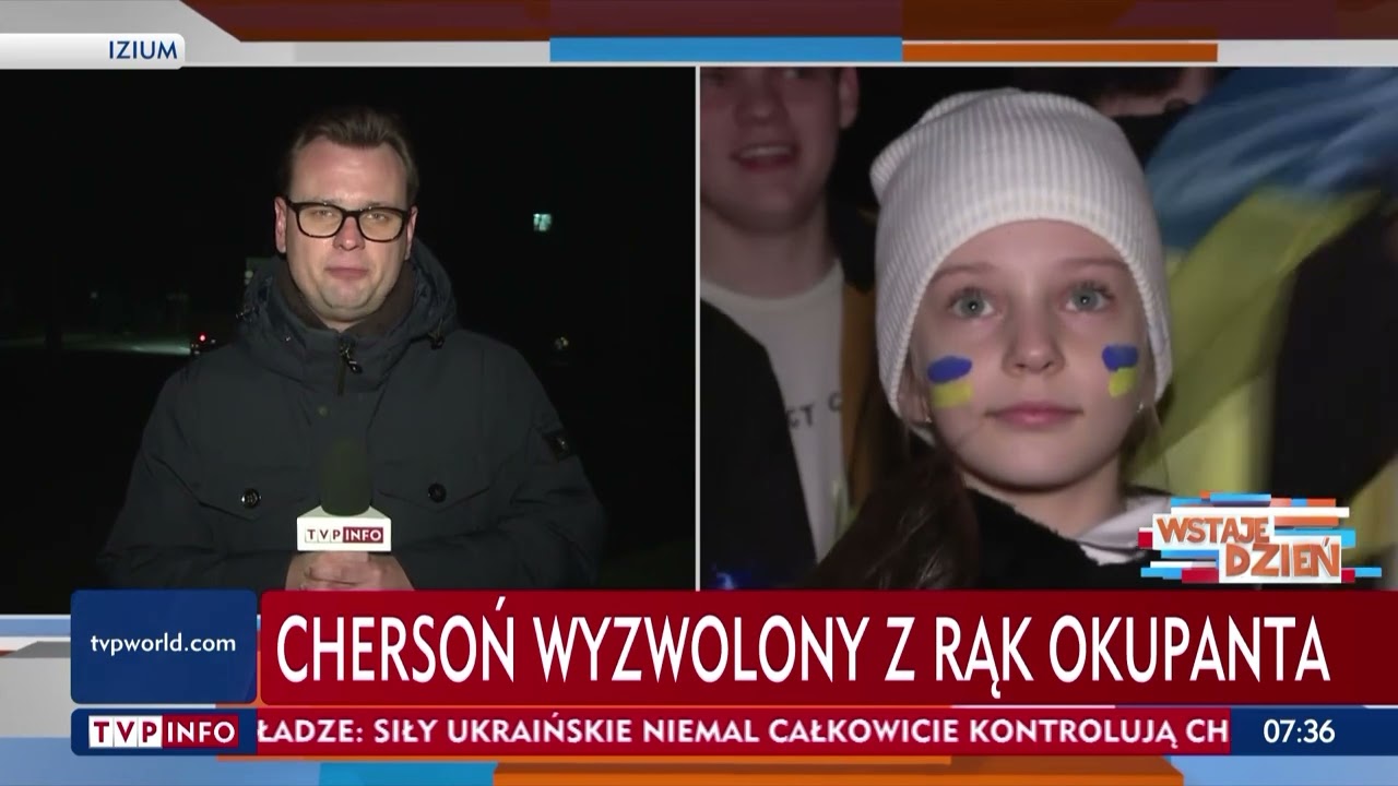 Chersoń znów pod ukraińską flagą. Relacja red. Marcina Lustiga