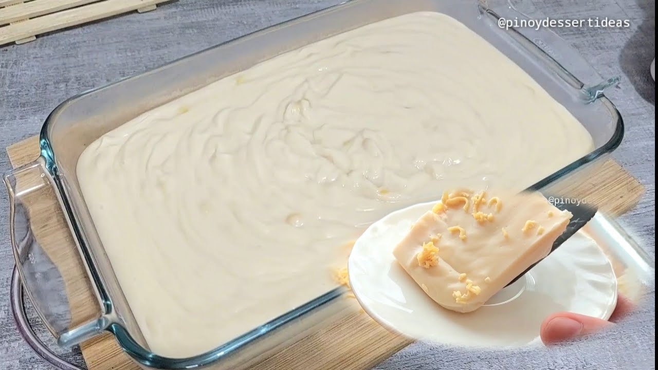 Easy Maja Blanca Recipe using Canned Coconut Cream / Milk