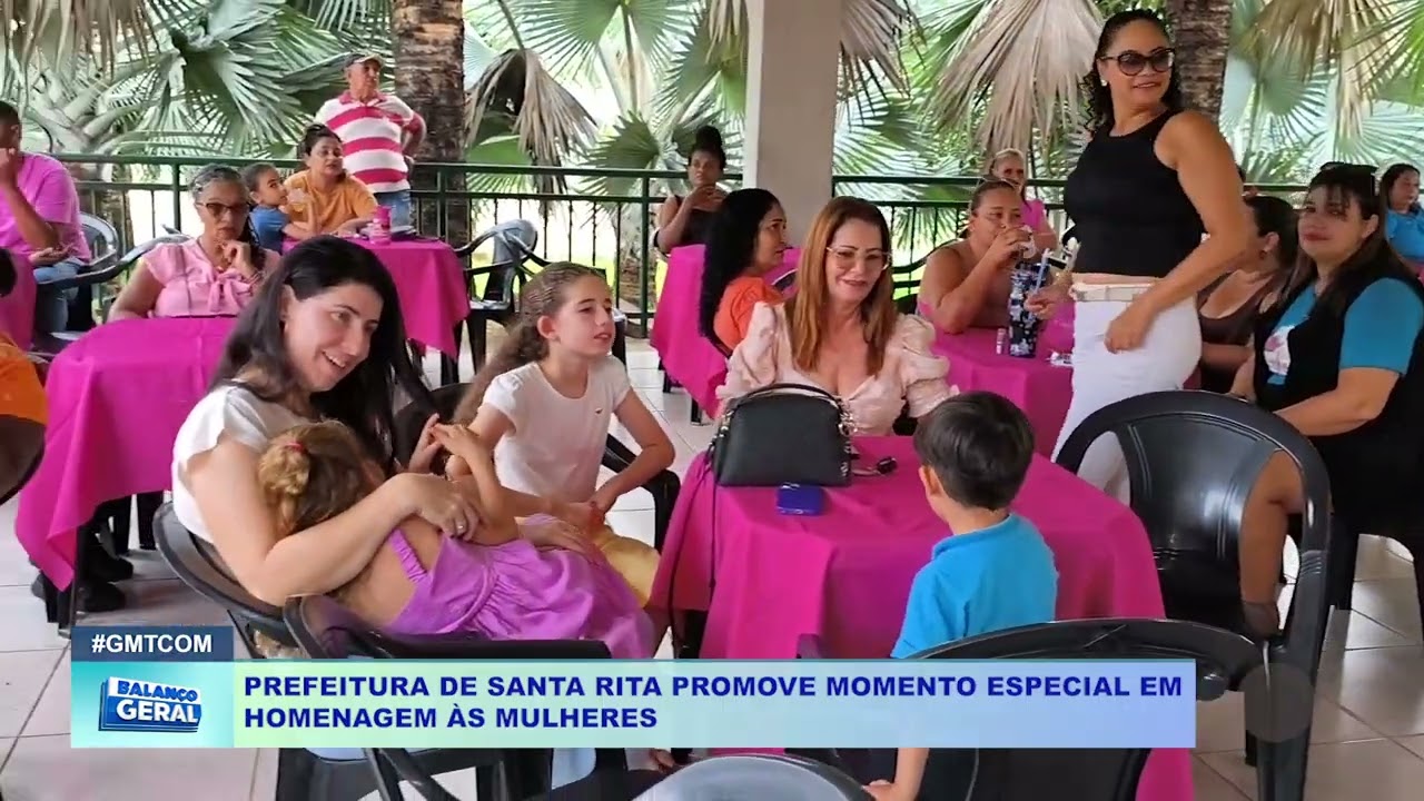 PREFEITURA DE SANTA RITA PROMOVE MOMENTO ESPECIAL EM HOMENAGEM ÀS MULHERES