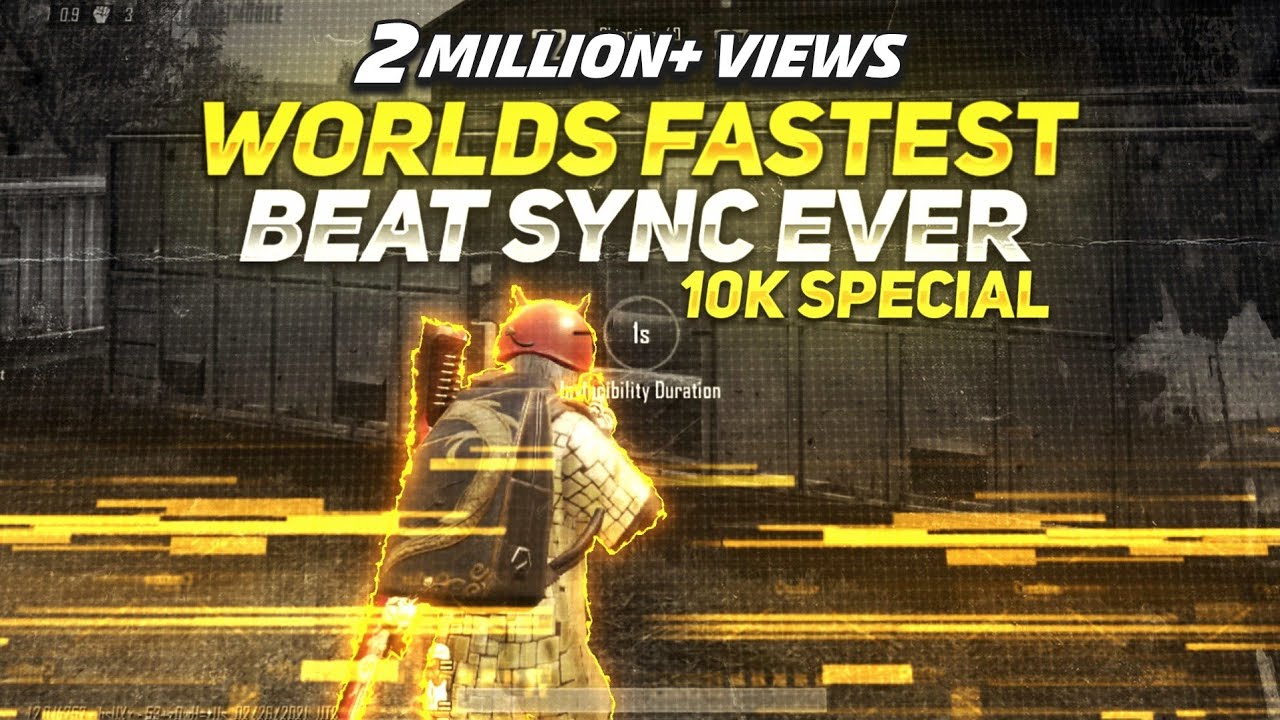 10K Subscribers Special : World's Fastest Beat Sync Montage Ever | Magenta Riddim Pubg Montage |