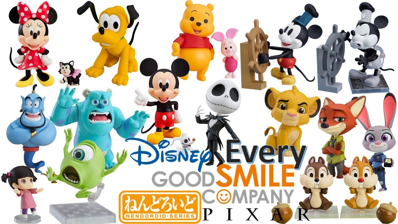 Every Good Smile Company Nendoroid -  Disney & Pixar Comparison List
