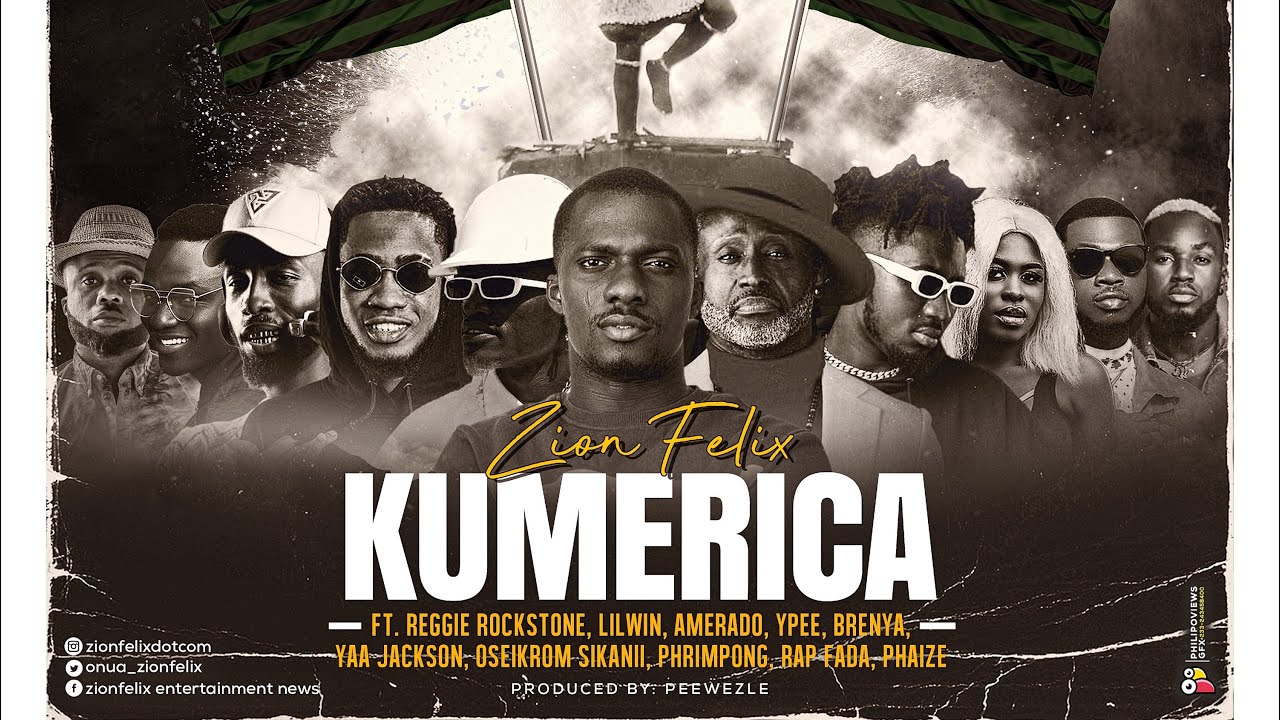 Zionfelix - Kumerica (ft Reggie Rockstone, Lilwin, Yaa Jackson, Amerado, Ypee, Brenya, & More)