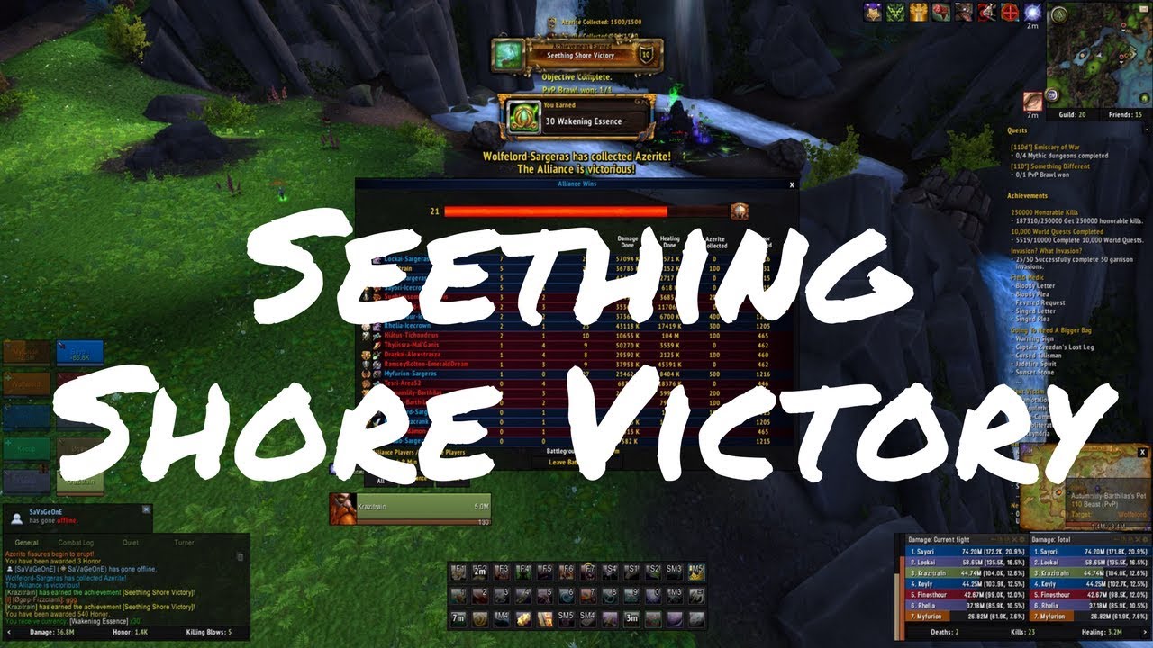 How to play Seething Shore (World of Warcraft)