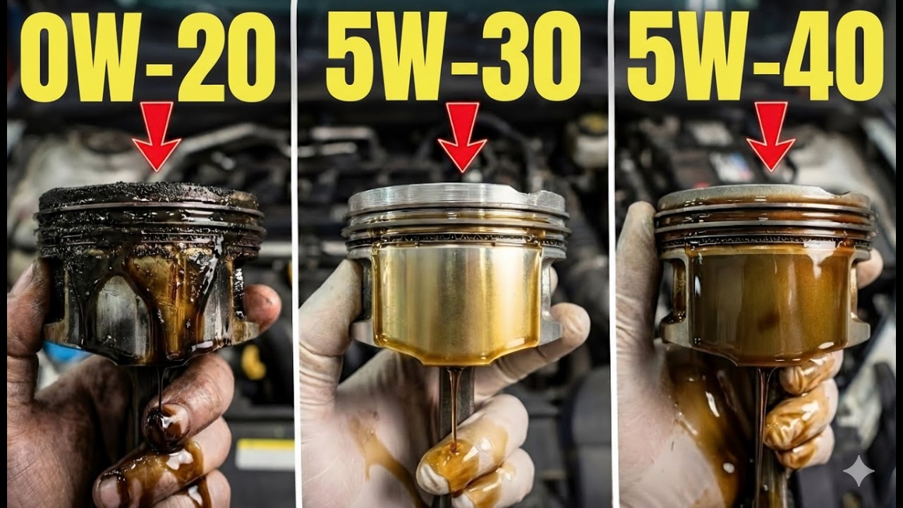 Tested 0W-20, 5W-30 & 5W-40 in the ENGINE — 1 Clear Winner.We Destroyed an Engine Testing Three Oils