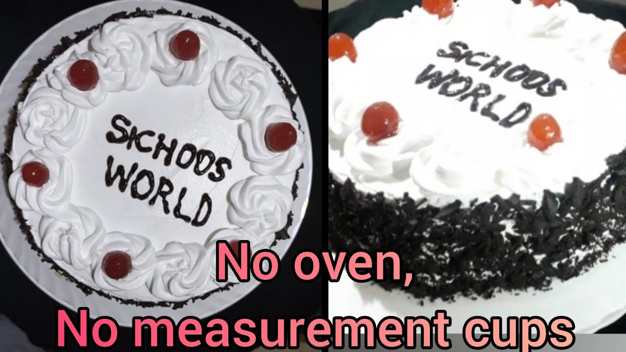 Simple black forest cake recipie # no oven # no measurement cups  # in malayalam
