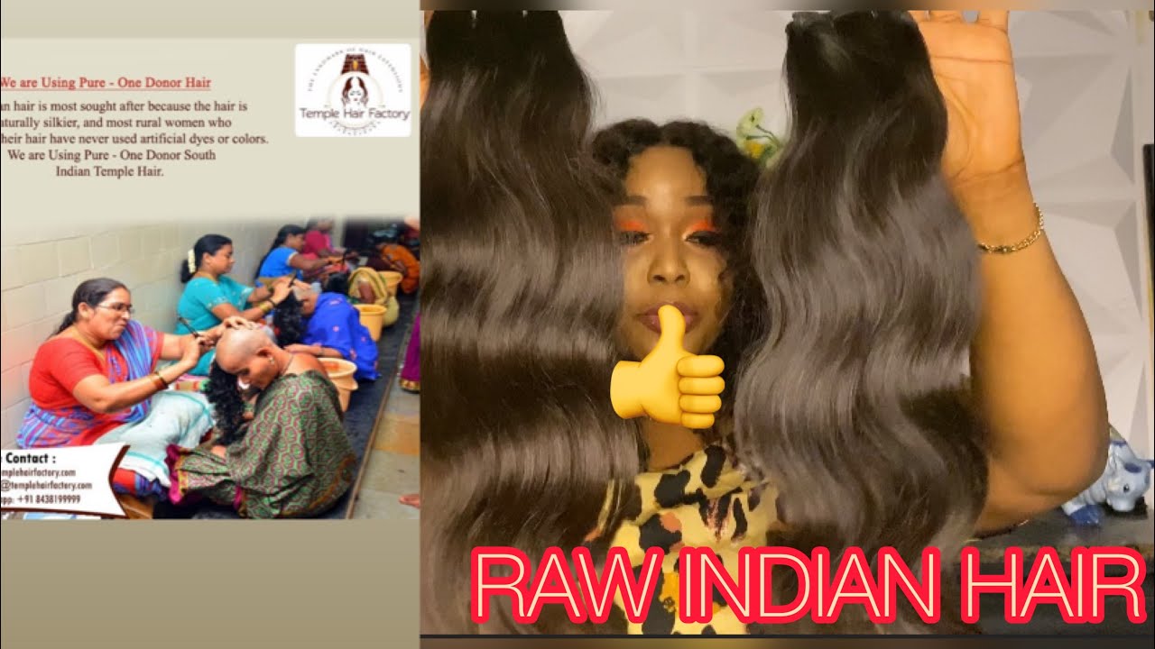 RAW INDIAN HAIR UNBOXING || TEMPLE HAIR FACTORY