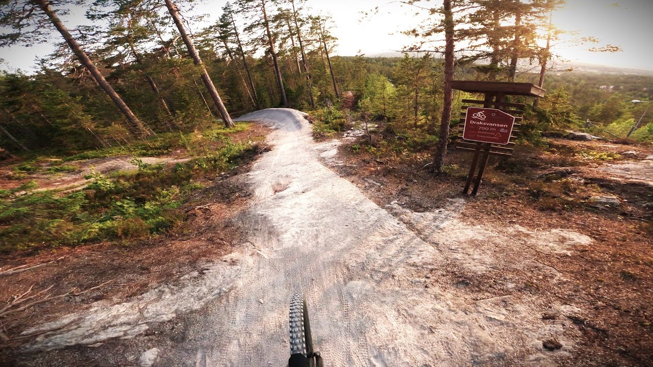 Södra berget bike arena - Draksvansen och Drakhuvudet