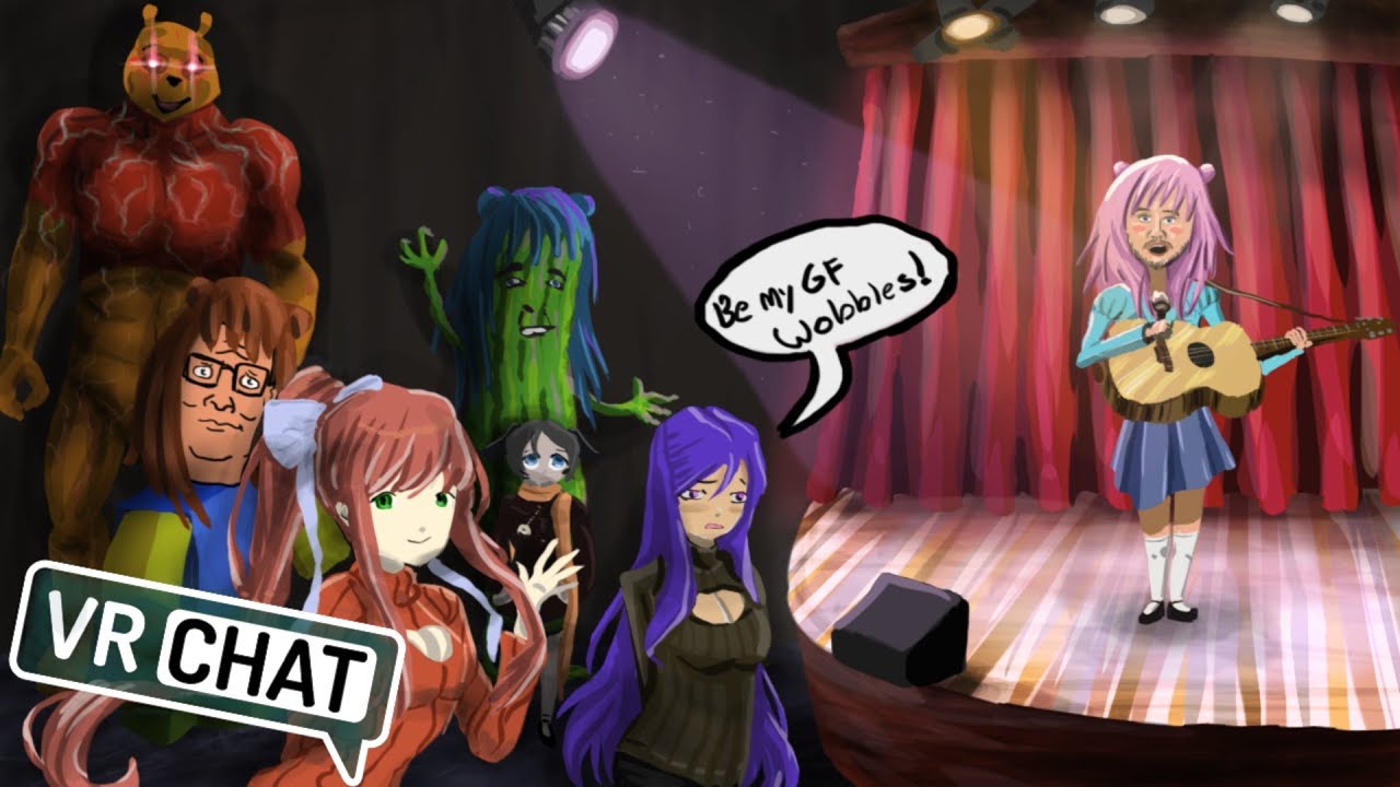 Singing for HOT ANIME WAIFUS #1!!! (VRChat Music Reactions)