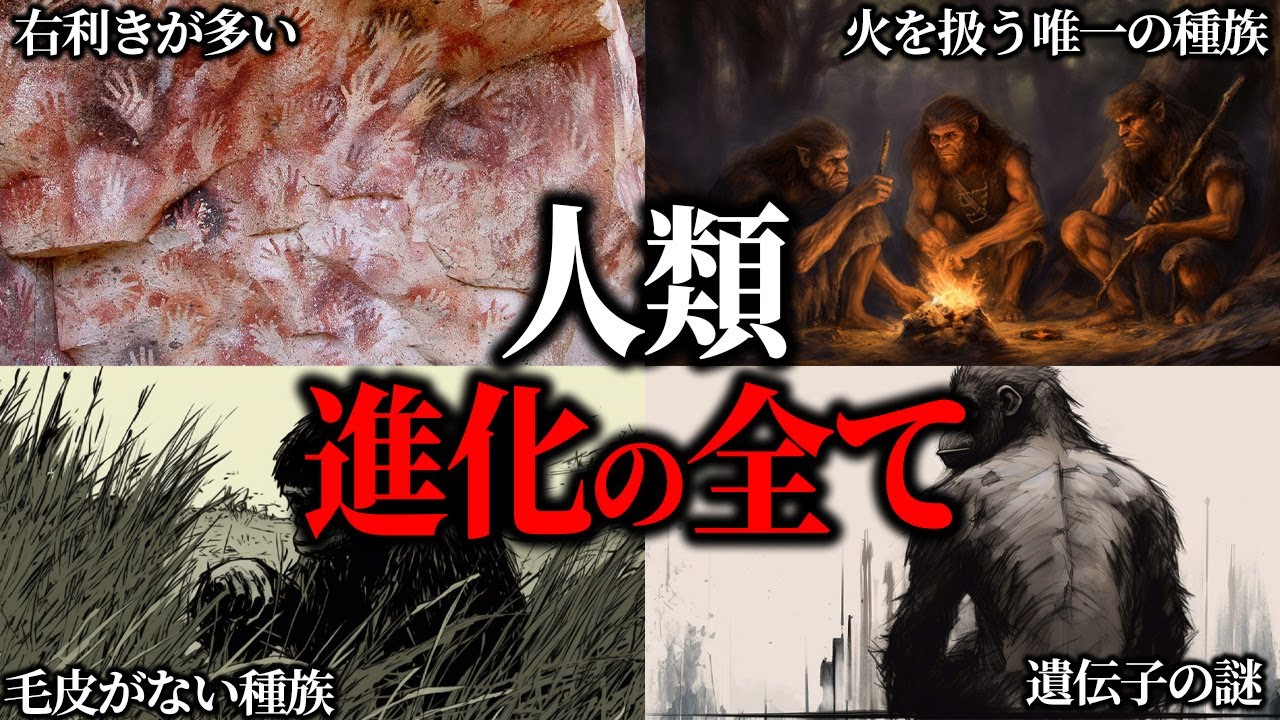 【総集編】人類はなぜ他の動物と異なる進化を遂げてきたのか