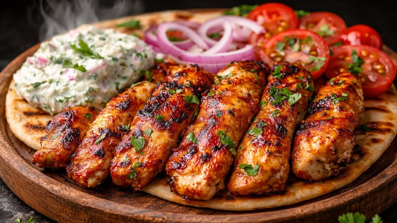 Saftiger Hähnchen-Gyros aus der Pfanne – perfektes Rezept für ein schnelles Abendessen