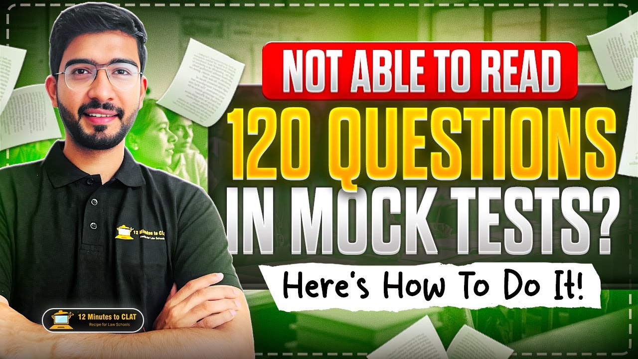 How to Read all 120 Questions in Mock Tests? I Reading Speed Masterclass I Keshav Malpani