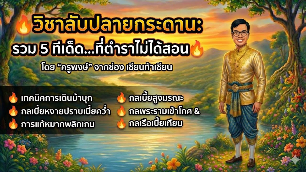 🔥วิชาลับปลายกระดาน: รวม 6 ทีเด็ด...ที่ตำราไม่ได้สอน🔥 | เซียนท้าเซียน