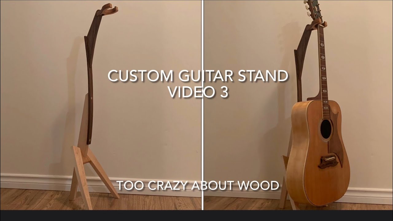Custom guitar stand video 3