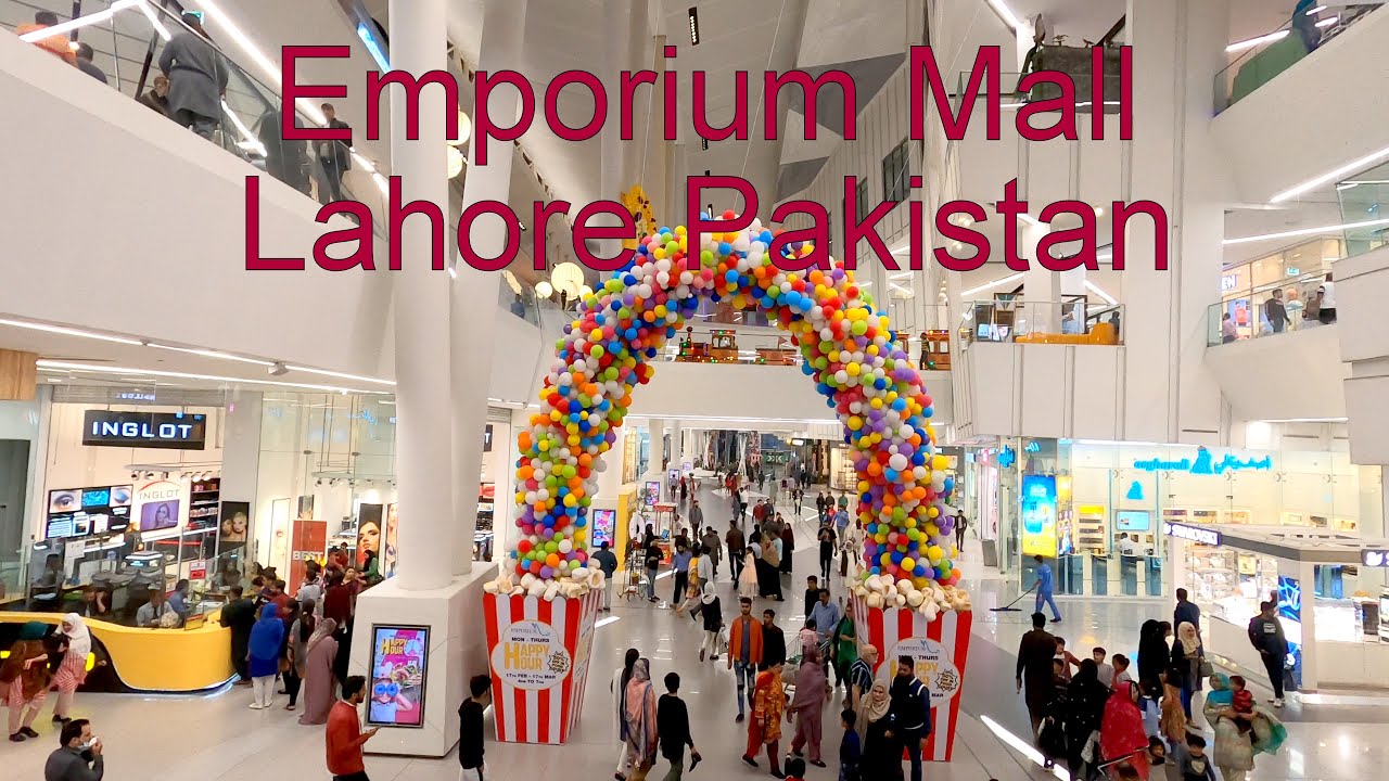 [4K] Walking Tour of Emporium Mall امپوریم خریداری مرکز‎ Lahore Pakistan