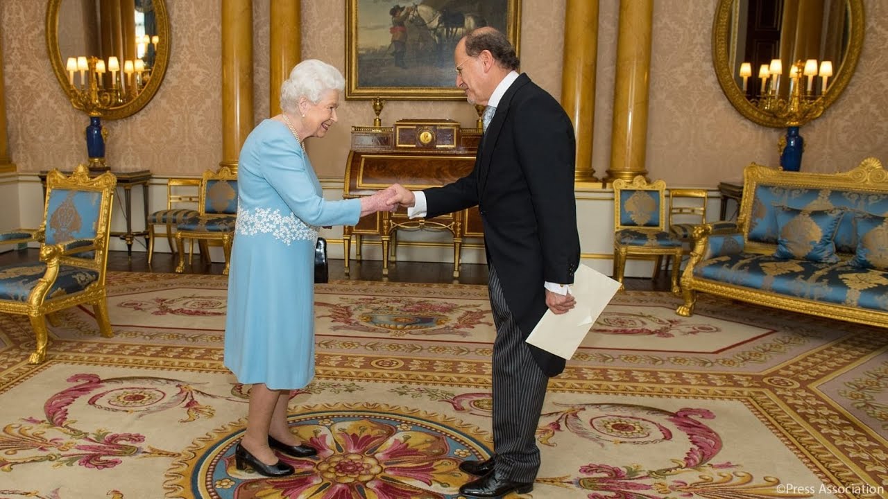 Presentation of Letters of Credence to H.M the Queen by Ambassador of Ecuador