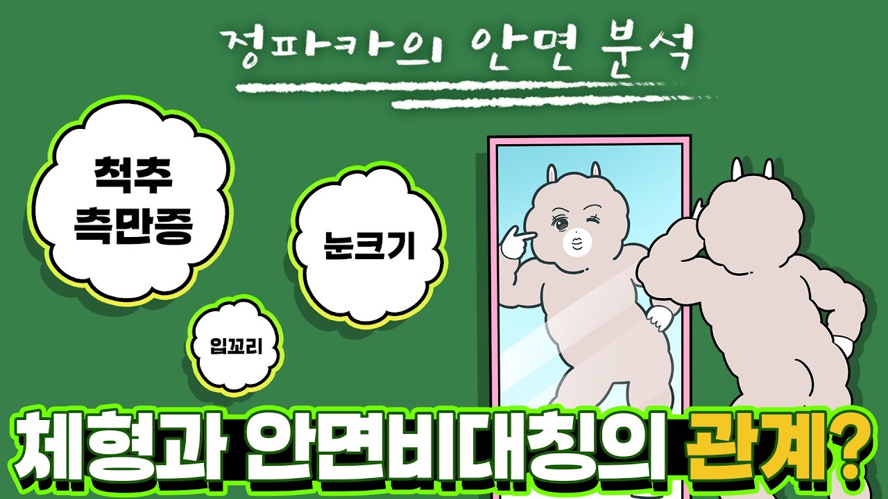 [안면분석] 몸이 틀어지면 얼굴도 틀어질까? | 정파카