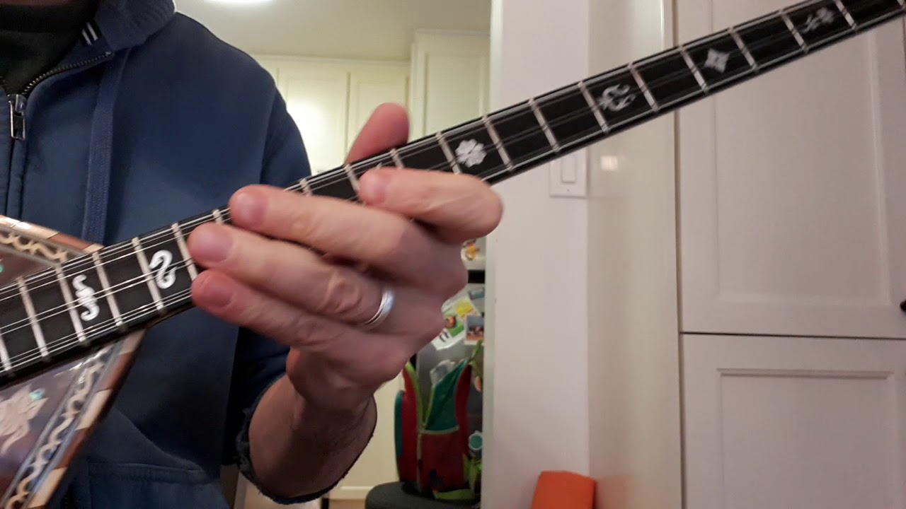 Bouzouki lick # 3 - note combination in major mode