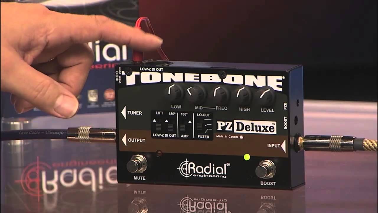 PZ Deluxe Acoustic Preamp  - Radial Engineering  - Rock & Review with Eric Dahl