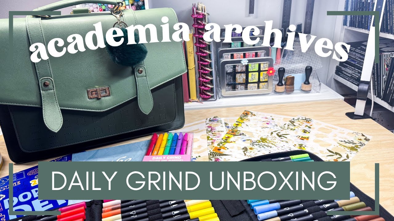 Academia Archives Collection from Daily Grind Planner [The PERFECT Planner Bag]
