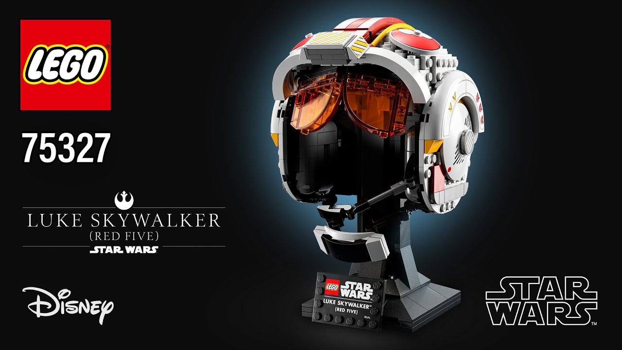 LEGO® Star Wars™ | Luke Skywalker (Red Five) Helmet (75327)[675 pcs] Building Instructions | TBB
