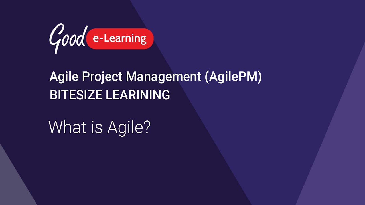 What is Agile - Agile Project Management (AgilePM)