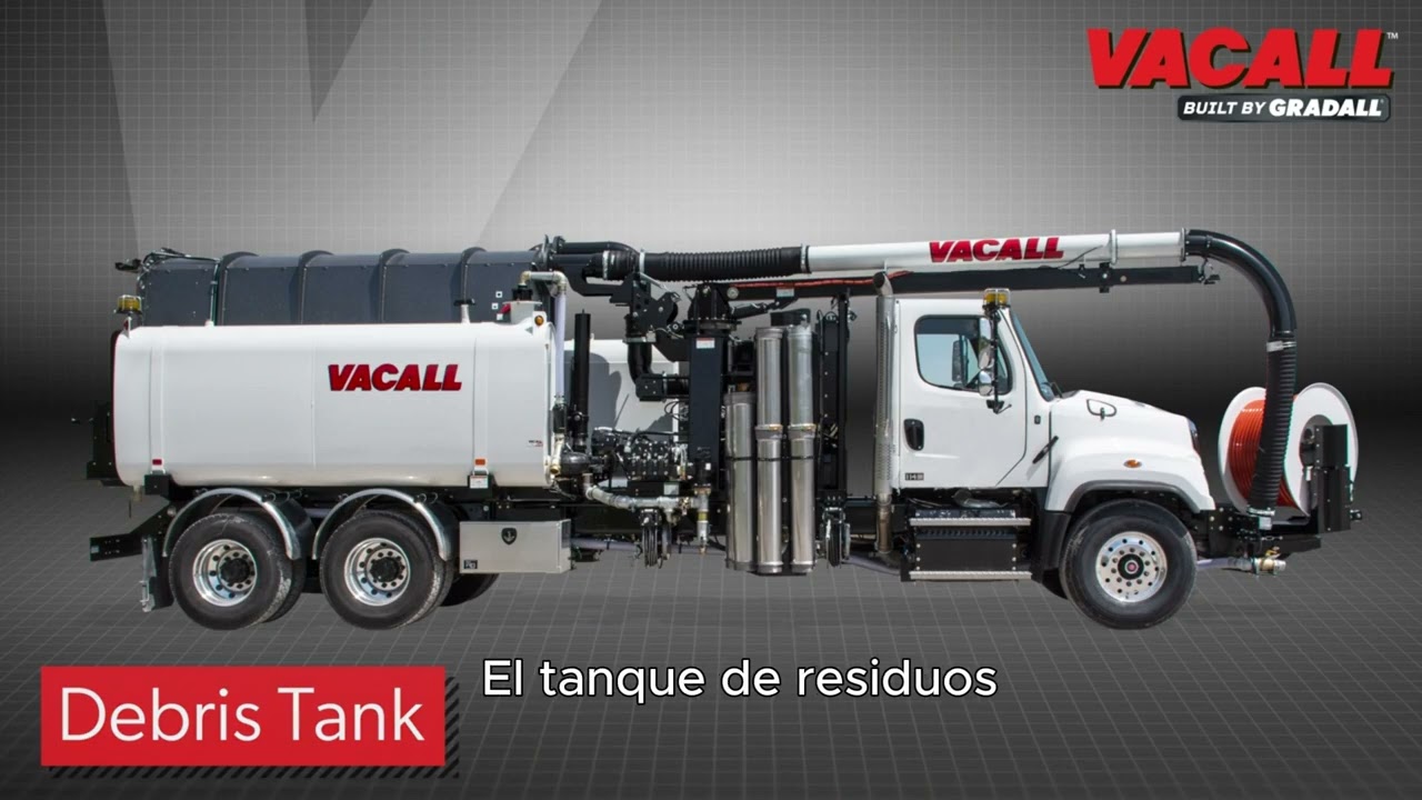 Recorrido general del equipo combinado AllJetVac para limpieza de alcantarillado