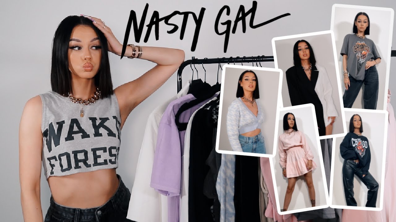 HUGE NASTY GAL TRY ON HAUL W/ DISCOUNT CODE AD
