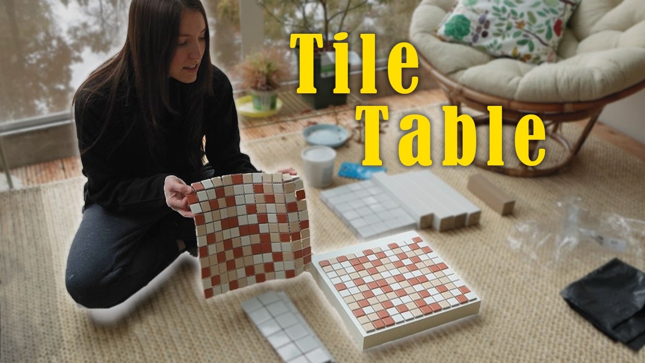 I Built a DIY IKEA Tile Table | No Experience Needed