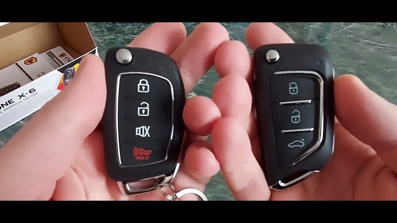 Автосигнализация Cyclone X6 с выкидным ключом😍