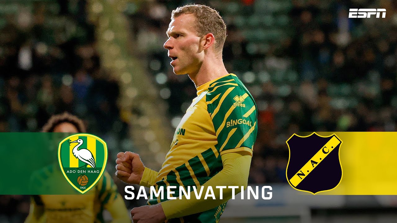 HENK VEERMAN scoort op PRACHTIGE WIJZE 🏹 | Samenvatting ADO Den Haag - NAC Breda