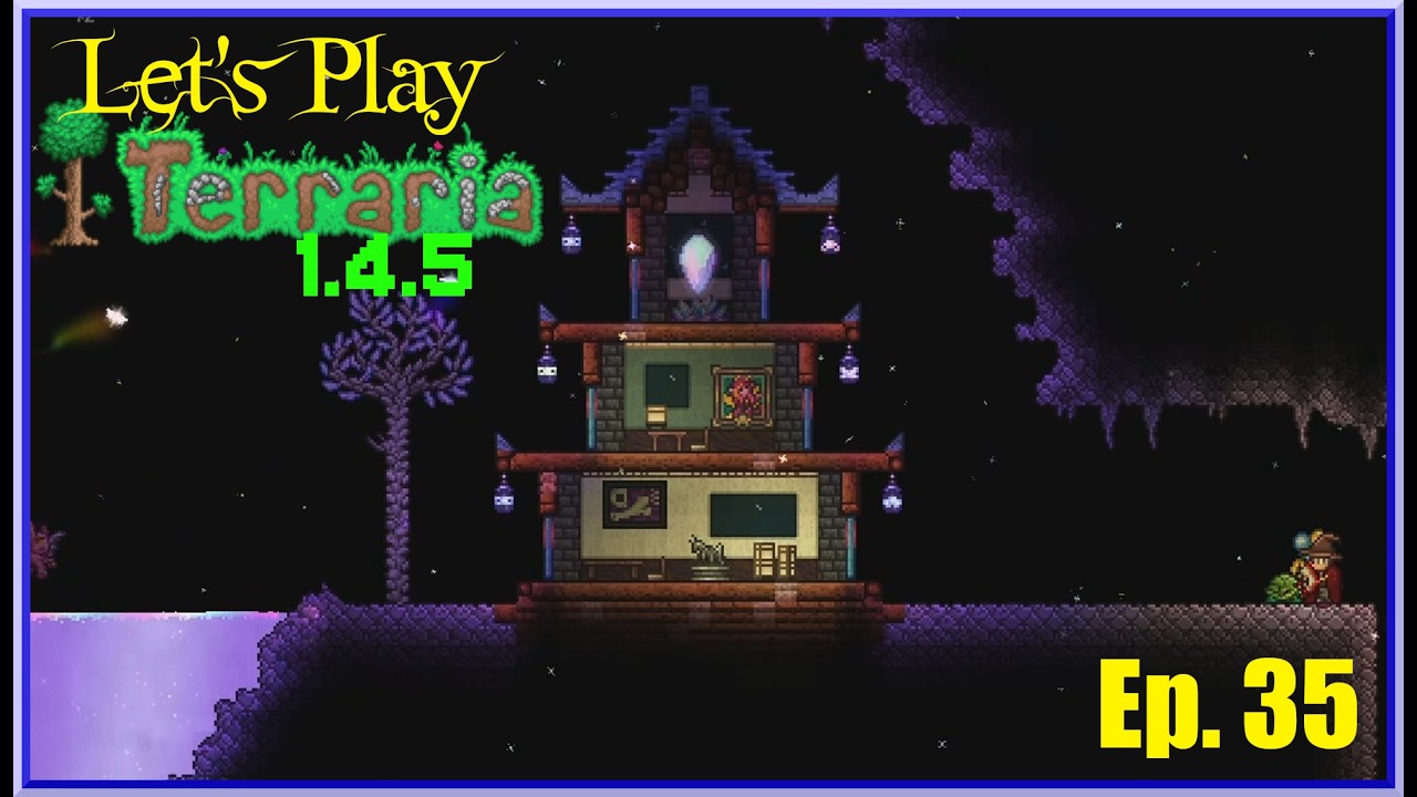 Terraria 1.4.5 - Episode 35 - The Torch God and Muley's Shimmer Pagoda