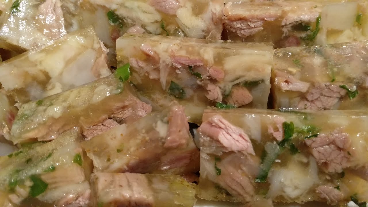 Meat jelly// Easy recipe of meat jelly// Russian 