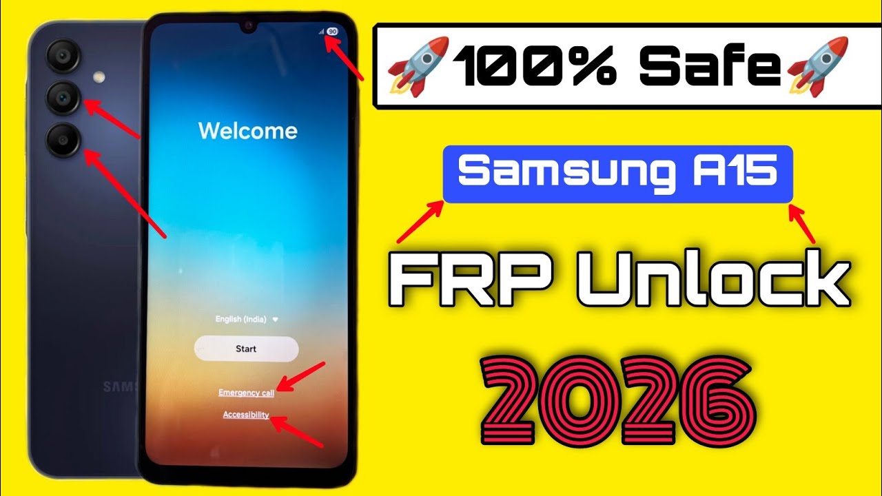 Samsung A15 Frp Bypass 2026 Without Pc Android 14 & 15 || No Need TalkBack | Samsung Frp Bypass 2026